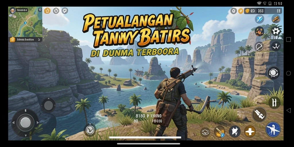 Tampilan gameplay 8180 di dunia terbuka yang menakjubkan.