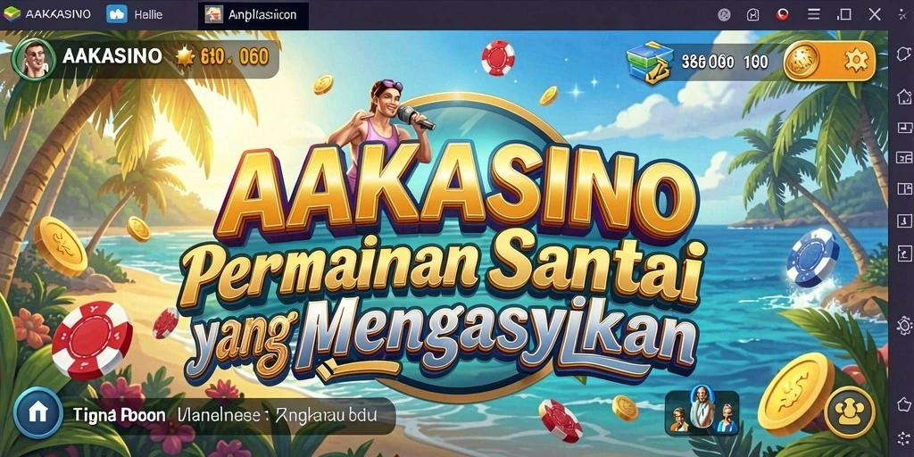 Gambaran utama gameplay AAKASINO yang menyenangkan dan mengasyikkan.