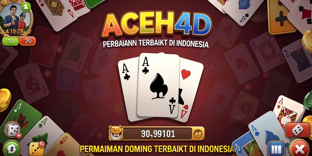 Tampilan menarik dalam permainan Domino ACEH4D.