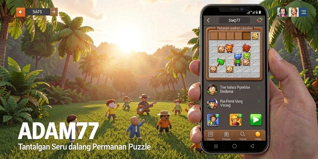 Tangkapan layar gameplay ADAM77 yang penuh aksi Puzzle yang menantang.