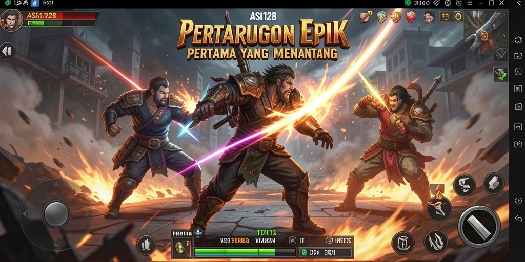 Tangkapan layar menunjukkan gameplay mendebarkan di <strong>ASIA128</strong>.
