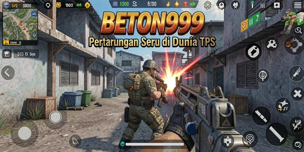 Tampilan menarik gameplay TPS BETON999 dengan aksi intens.