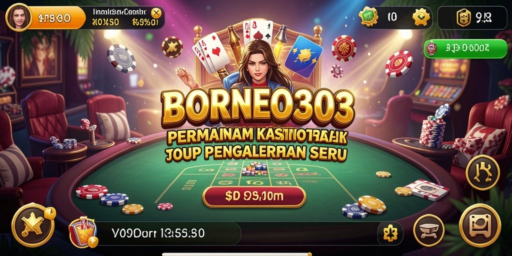 Tampilan gameplay yang seru dan mengasyikkan dari BORNEO303.