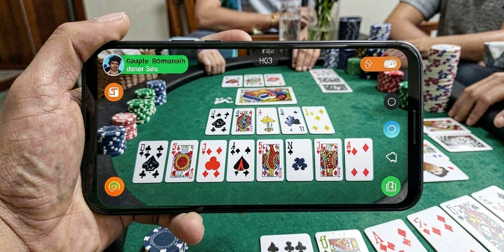 Tampilan permainan Gaple yang seru di H03 dengan grafik menarik.