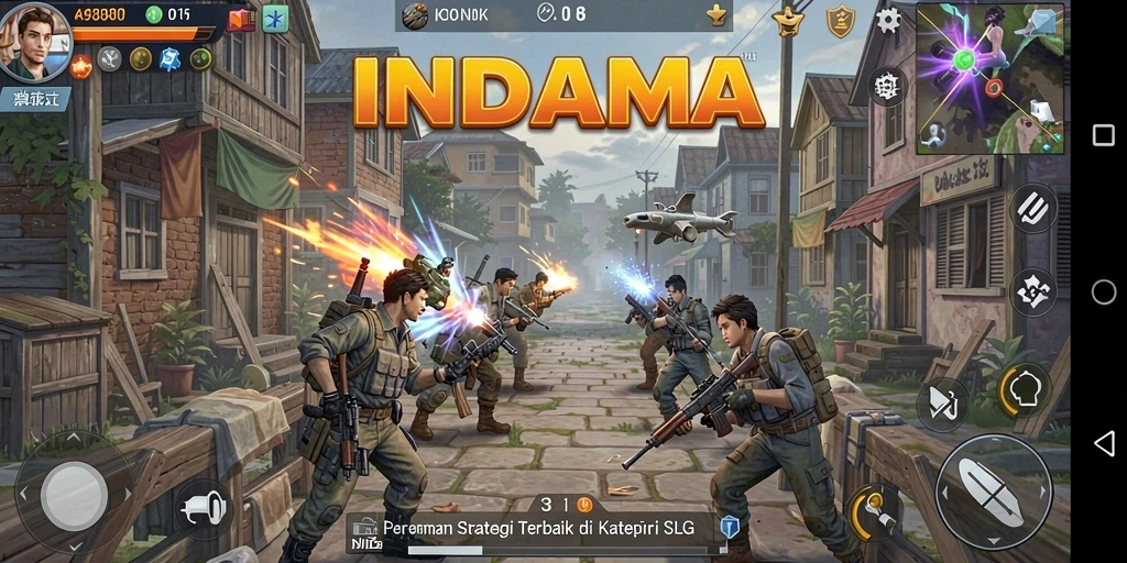 Tampilan menakjubkan dari gameplay <strong>INDAAA</strong> dalam kategori SLG.