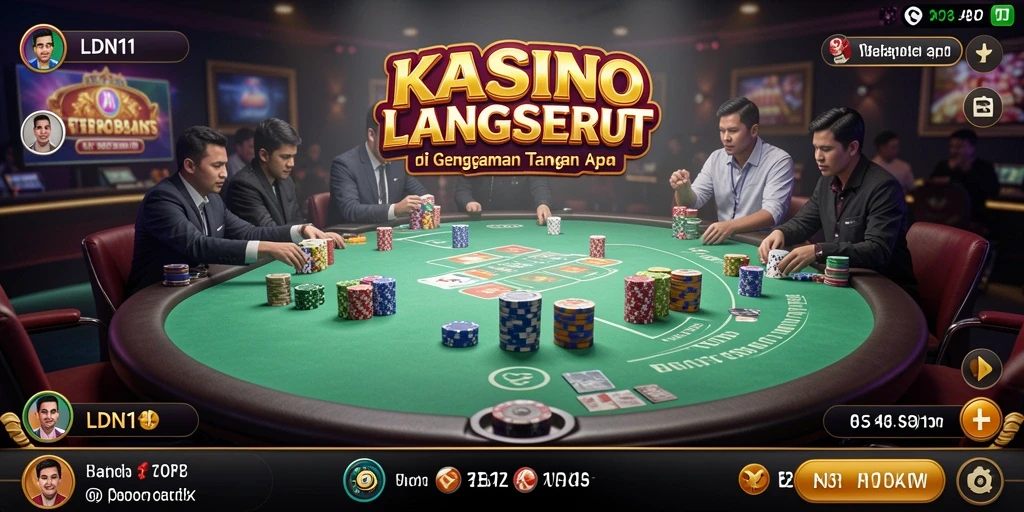Gameplay seru LDN11 dengan dealer langsung dalam aksi.