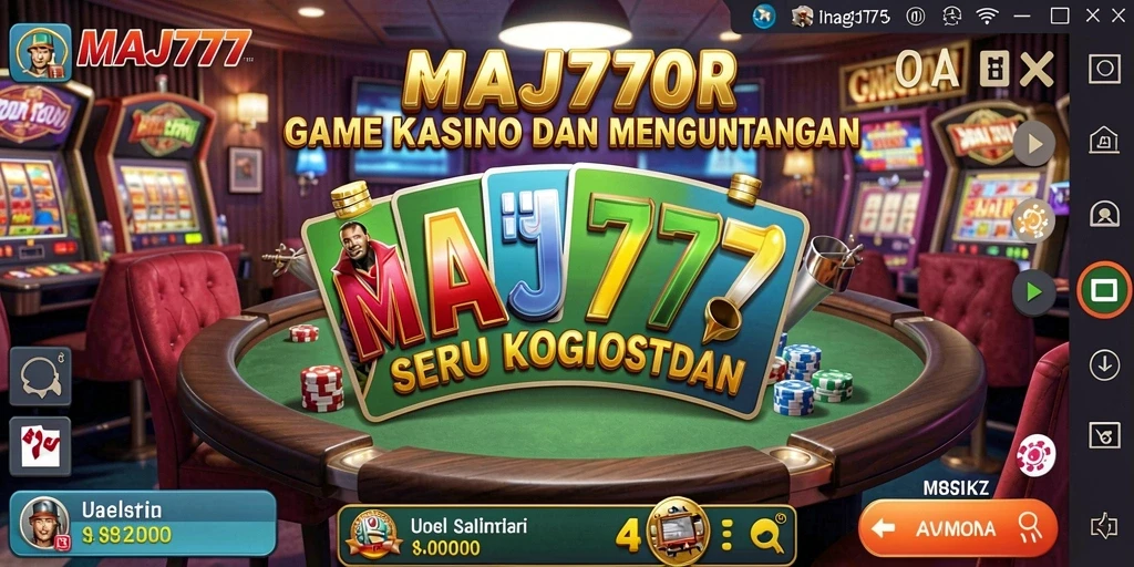 Tampilan menarik dan gameplay mendebarkan di MAJ777.