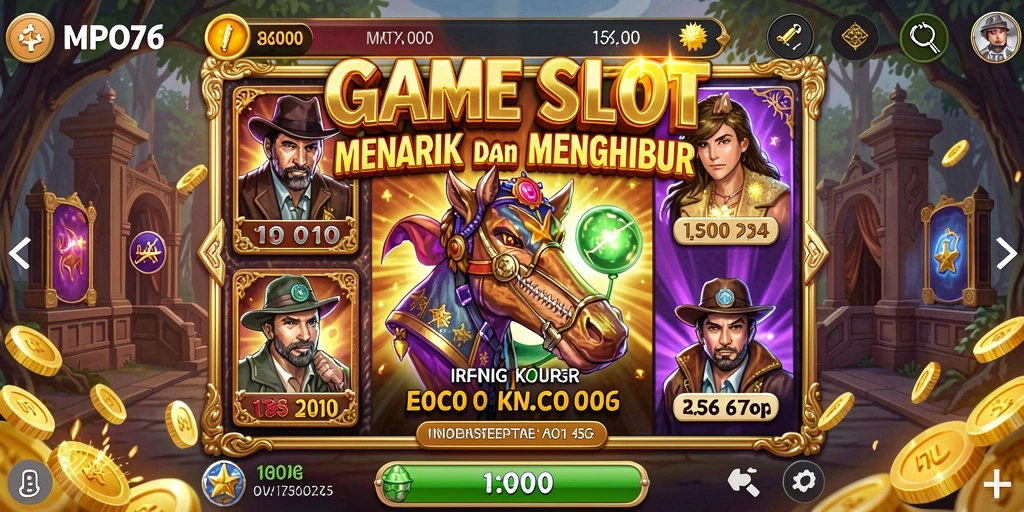 Tampilan menarik gameplay Slot di MPO76 dengan efek visual yang memukau.