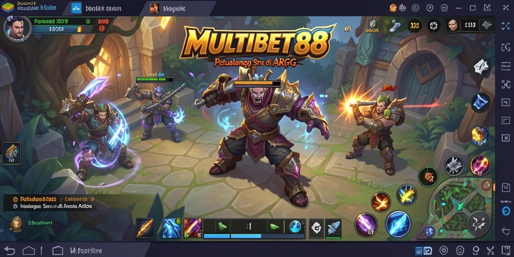 Tampilan gameplay seru dalam petualangan ARPG yang mendebarkan.