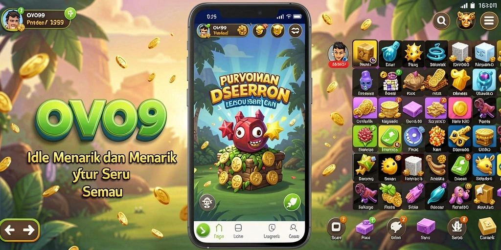 Tampilan gameplay OVO99 yang menyenangkan dan mengasyikkan.