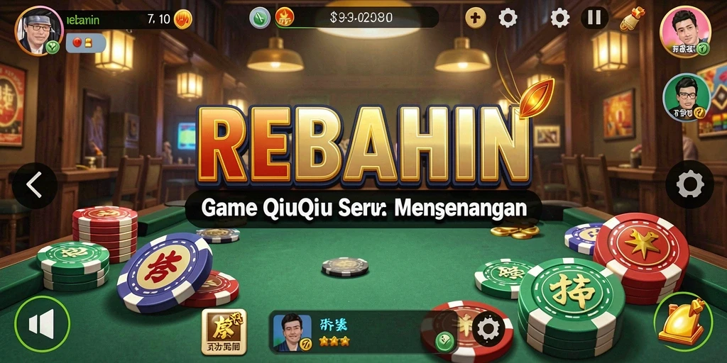 Gameplay seru QiuQiu di REBAHIN yang menarik.