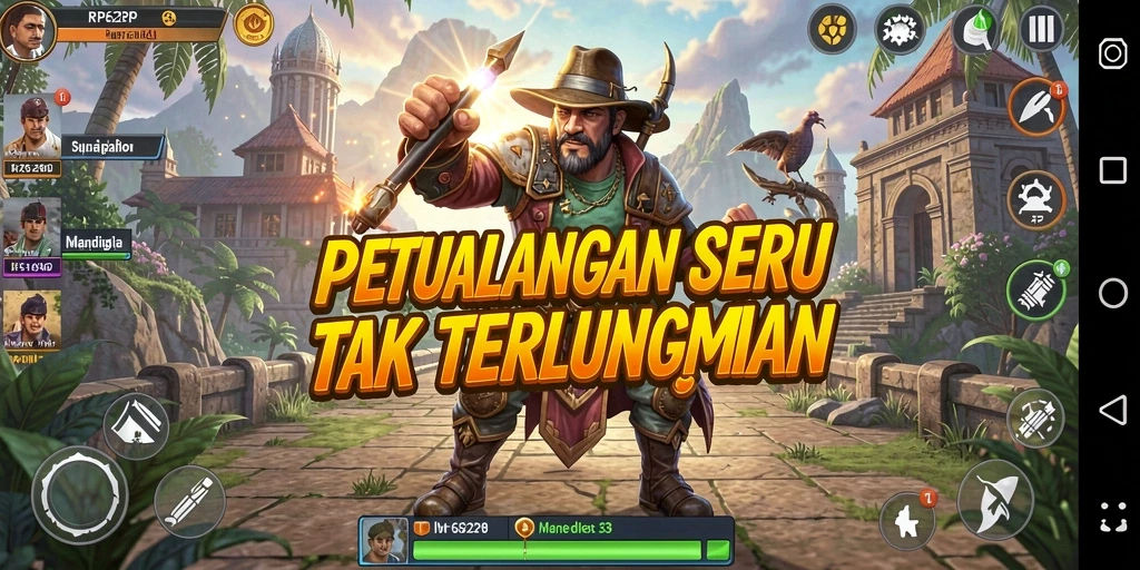 Tampilan gameplay RP62RP yang menakjubkan dalam petualangan seru.