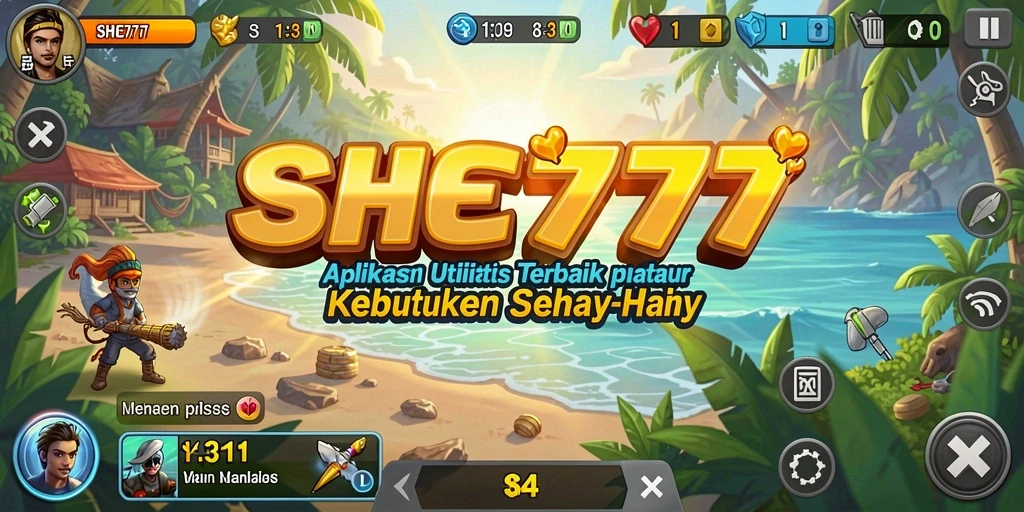 Tampilan antarmuka SHE777 yang bersih dan fungsional.