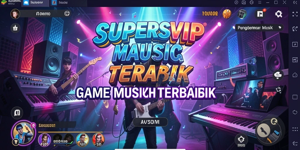 Tampilan gameplay SUPERSVIP yang menarik dan interaktif.