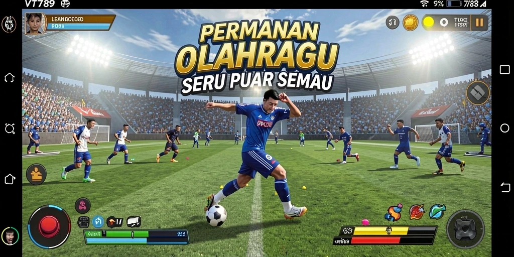 Gameplay menarik VT789 memperlihatkan aksi seru olahraga.